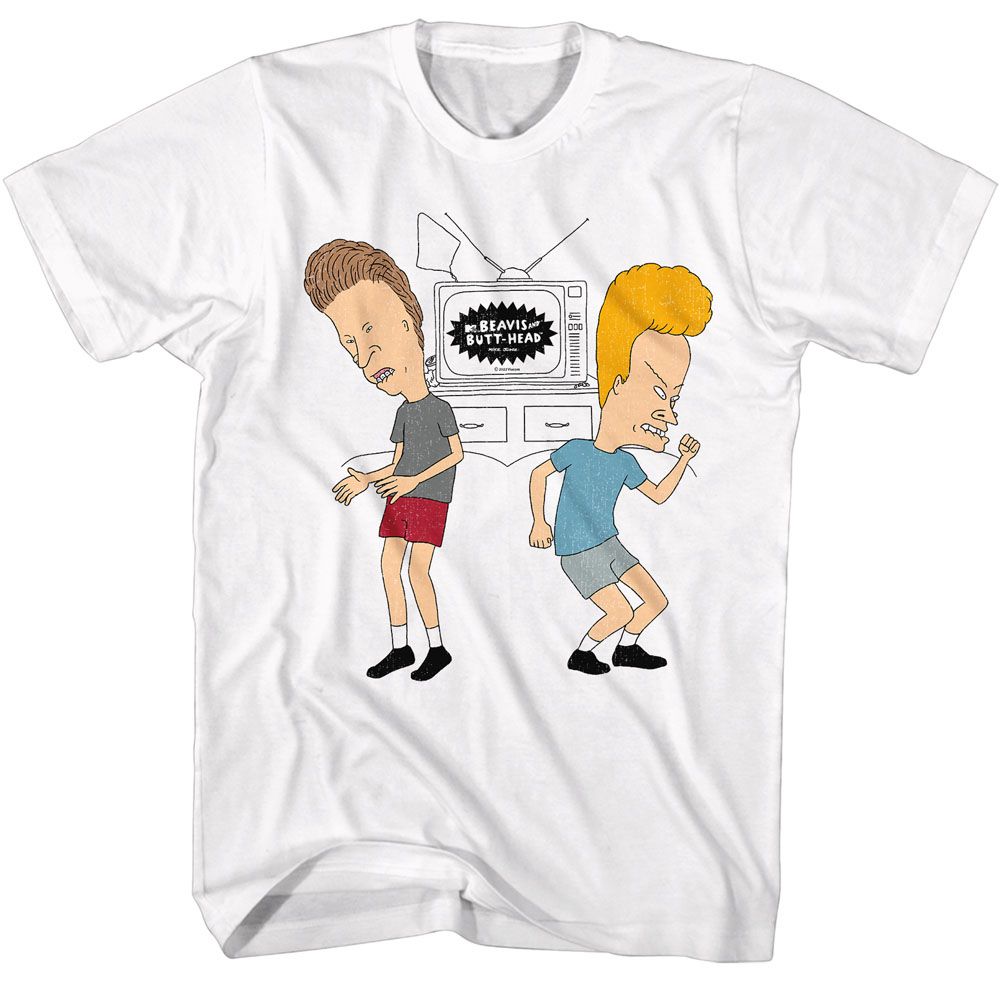 BEAVIS AND BUTT-HEAD Eye-Catching T-Shirt, Dancing