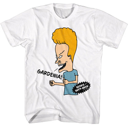 BEAVIS AND BUTT-HEAD Eye-Catching T-Shirt, Gardenia