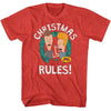 BEAVIS AND BUTT-HEAD Eye-Catching T-Shirt, Christmas Rules