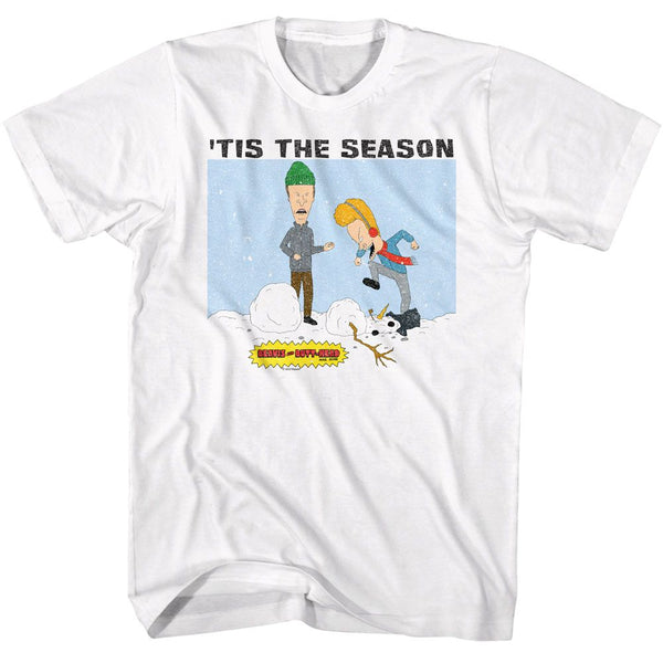 BEAVIS AND BUTTHEAD Eye-Catching T-Shirt, Tis The Season