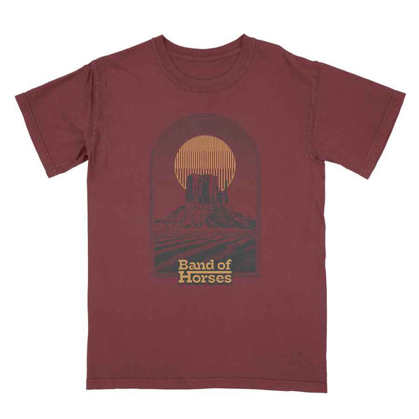 BAND OF HORSES Powerful T-Shirt, Devil's Tower