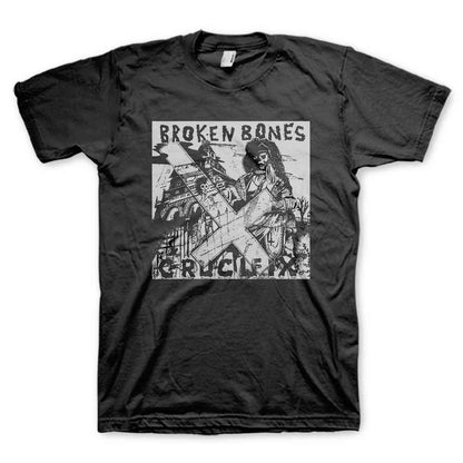 BROKEN BONES Powerful T-Shirt, Crucfix