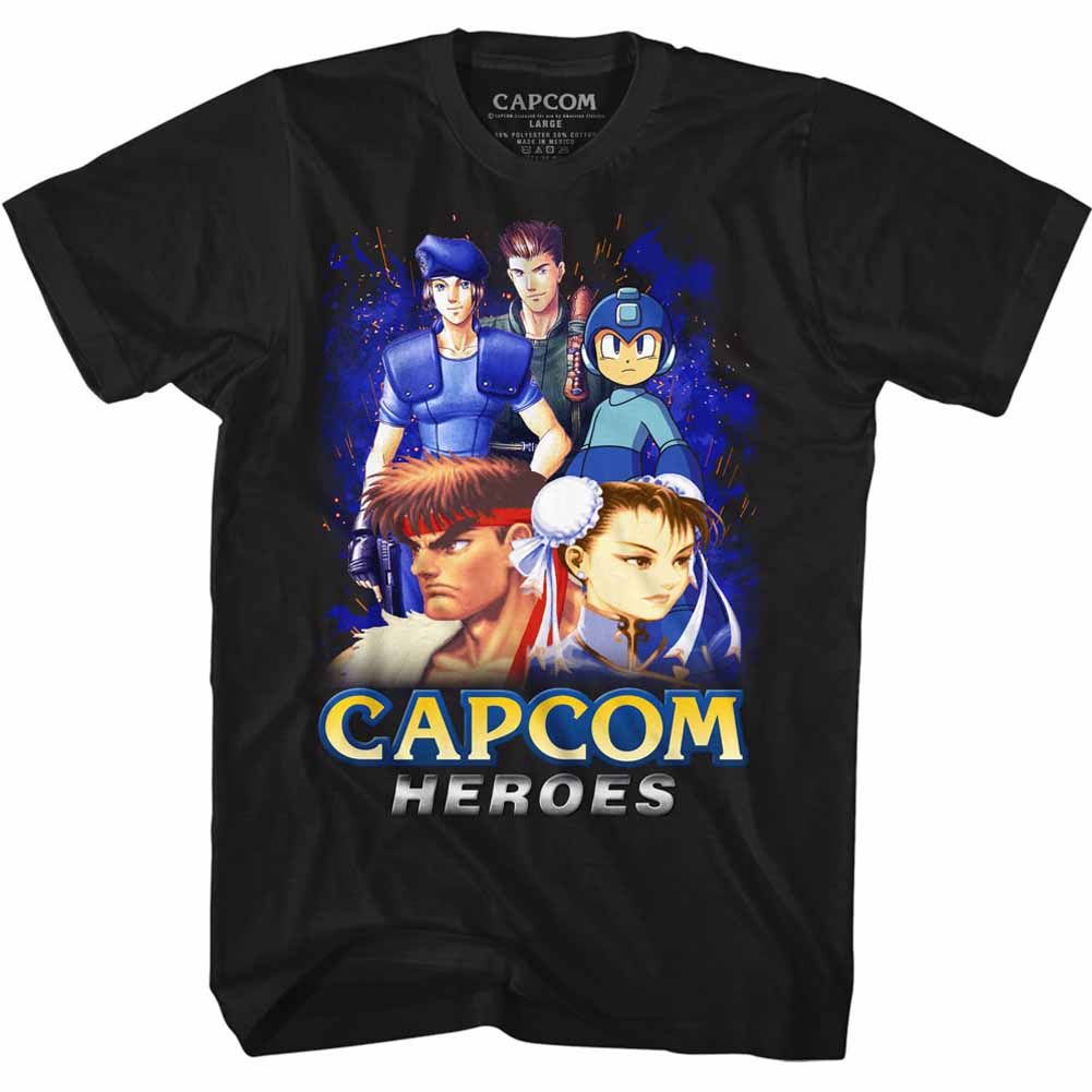 CAPCOM Brave T-Shirt, Heroes1