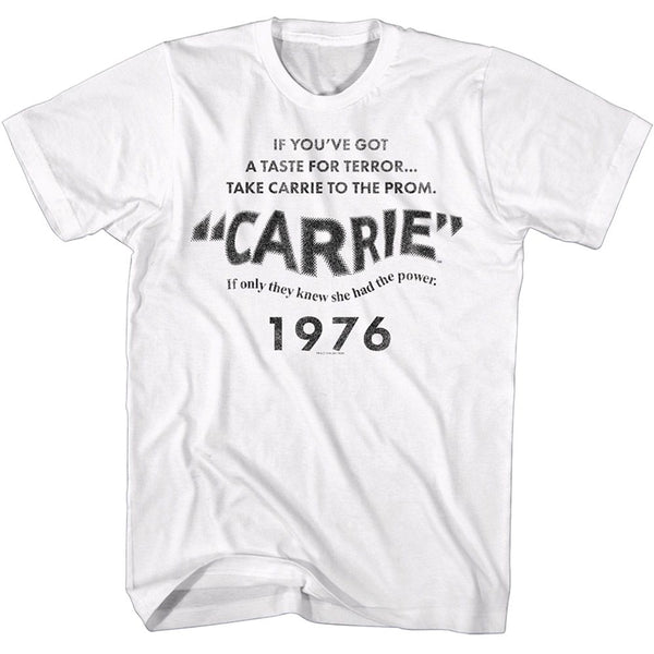 CARRIE Terrific T-Shirt, Title Card