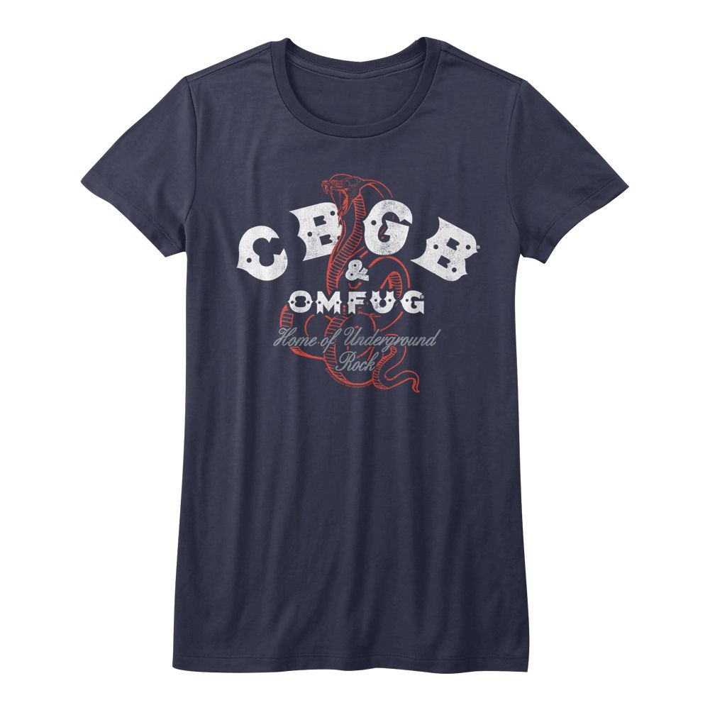 Women Exclusive CBGB Eye-Catching T-Shirt, Snakes