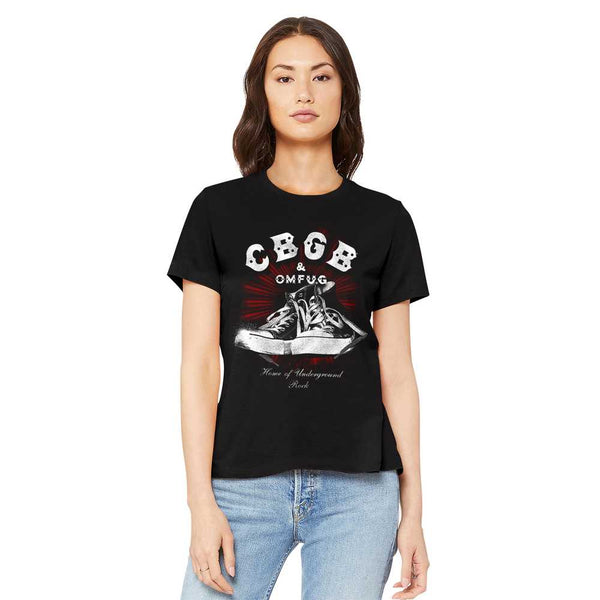 Women Exclusive CBGB Eye-Catching T-Shirt, Chux