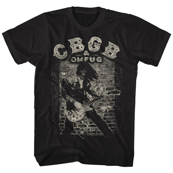 CBGB Eye-Catching T-Shirt, Guitar
