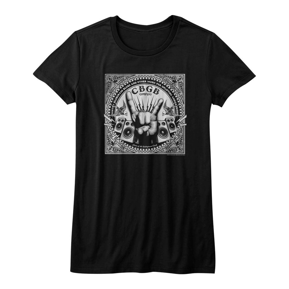 CBGB T-Shirt, Rock Hand