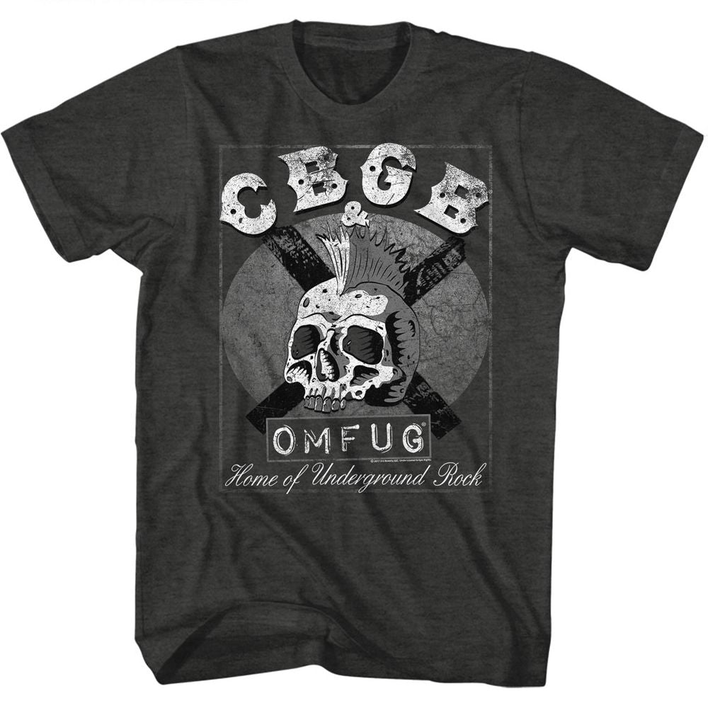 CBGB Eye-Catching T-Shirt, Skull &amp; Tape