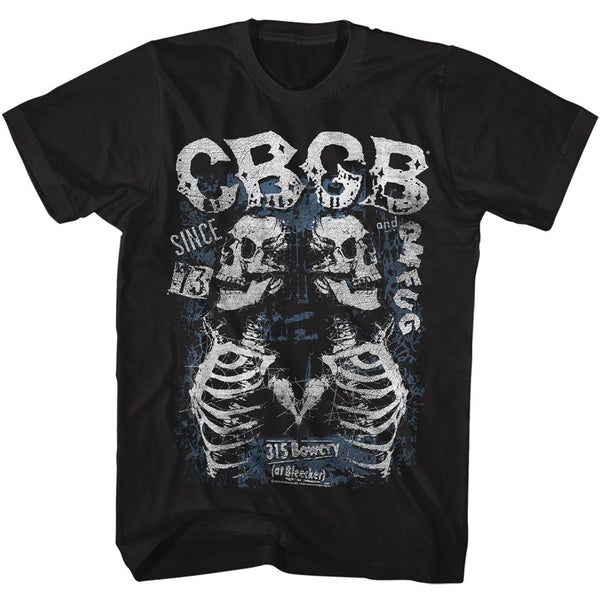 CBGB Eye-Catching T-Shirt, Skeletons