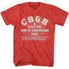 CBGB Eye-Catching T-Shirt, Logo On Wall