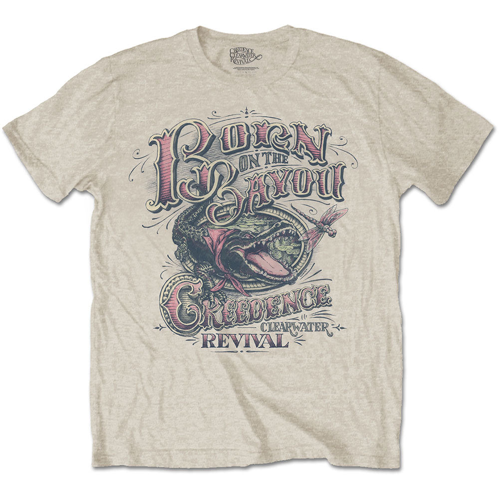 CREEDENCE CLEARWATER REVIVAL Attractive T-Shirt, Born On The Bayou