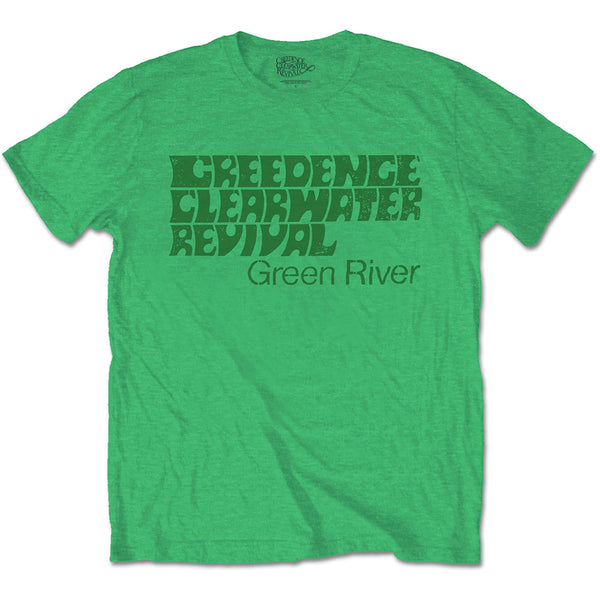 CREEDENCE CLEARWATER REVIVAL Attractive T-Shirt, Green River