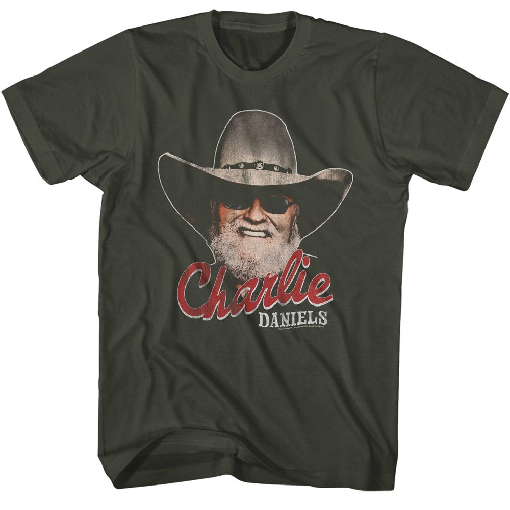 CHARLIE DANIELS BAND Eye-Catching T-Shirt, Smiling