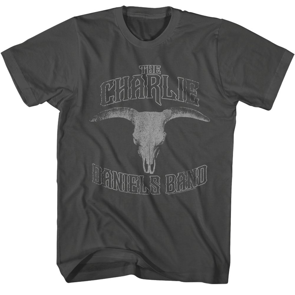 CHARLIE DANIELS BAND Eye-Catching T-Shirt, Bull Skull