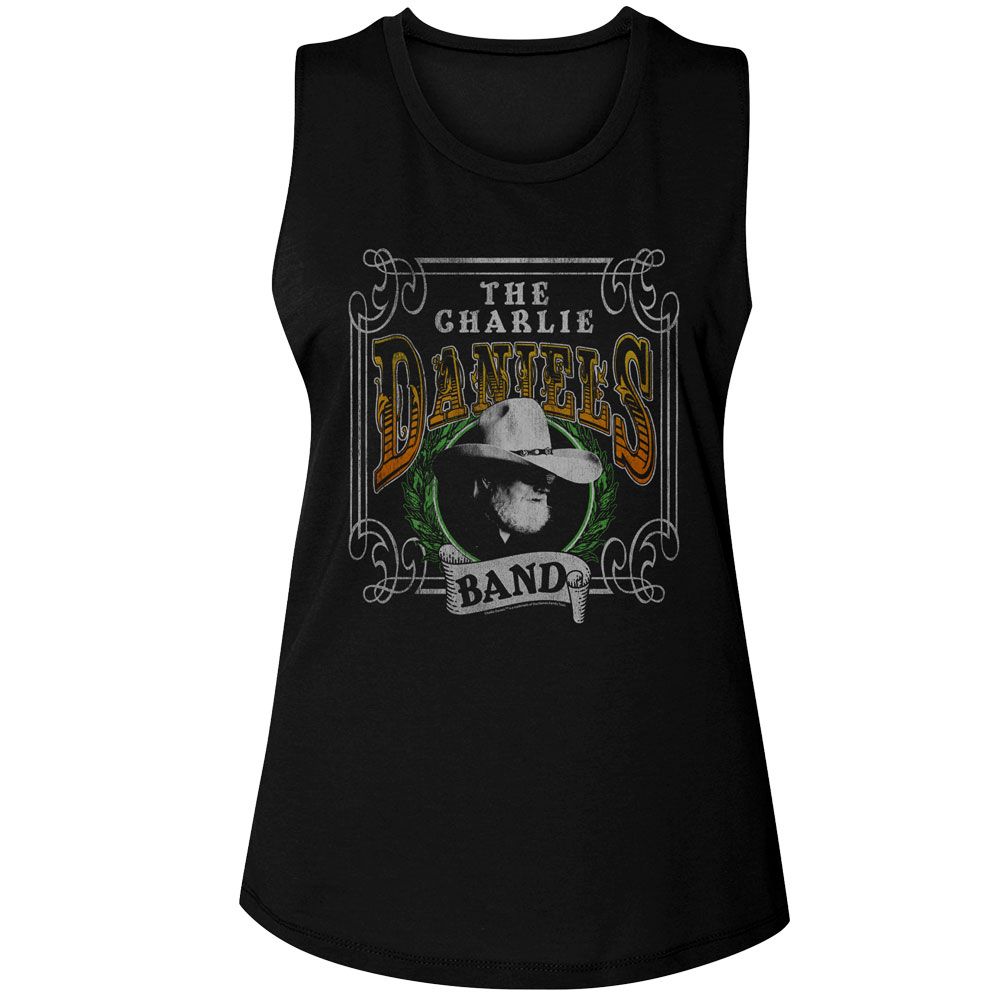 CHARLIE DANIELS BAND Tank Top, CDB Yucca Leaves