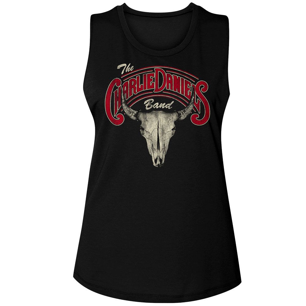 CHARLIE DANIELS BAND Tank Top, CDB Skull N Logo