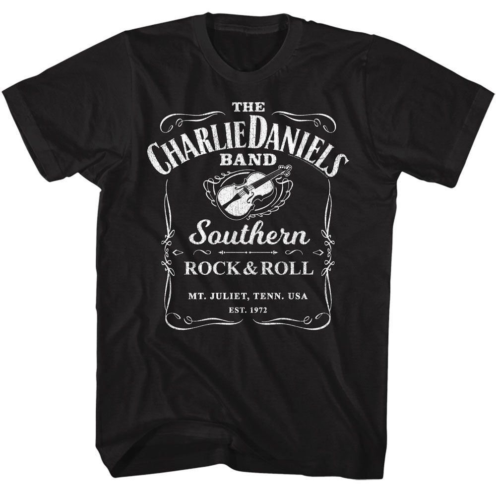 CHARLIE DANIELS BAND Eye-Catching T-Shirt, Label