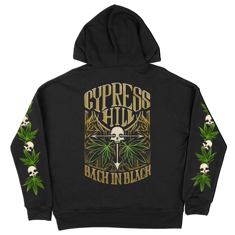 Premium CYPRESS HILL Hoodie, Back in Black Tour