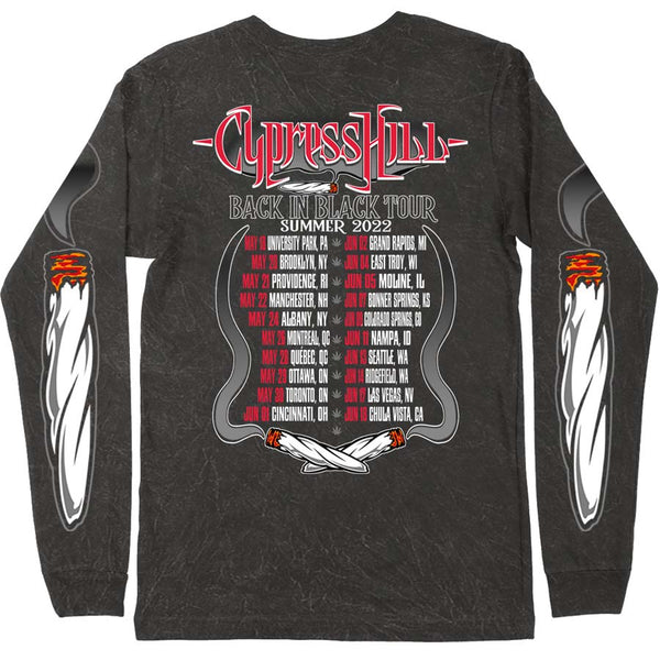 CYPRESS HILL Long Sleeve T-Shirt, Back in Black Tour 2022