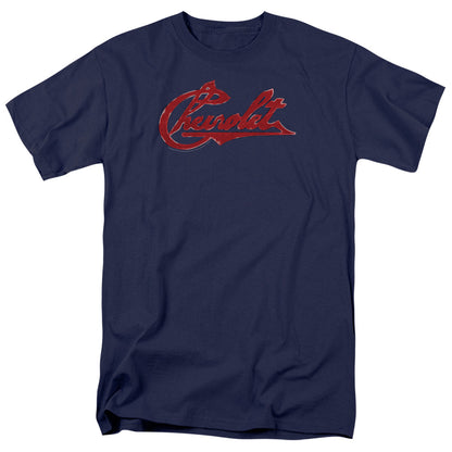 CHEVROLET Classic T-Shirt, Chevrolet Script Distressed