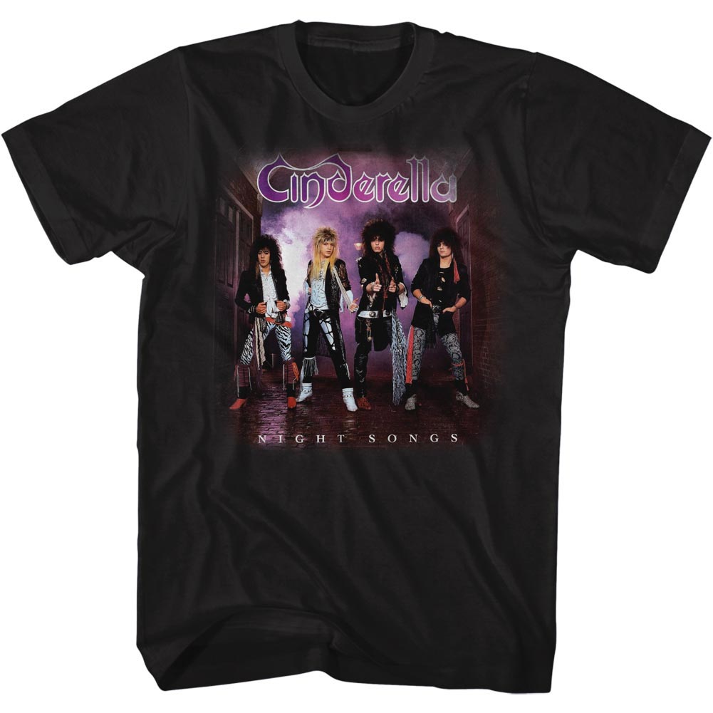 CINDERELLA Eye-Catching T-Shirt, Night Songs Album