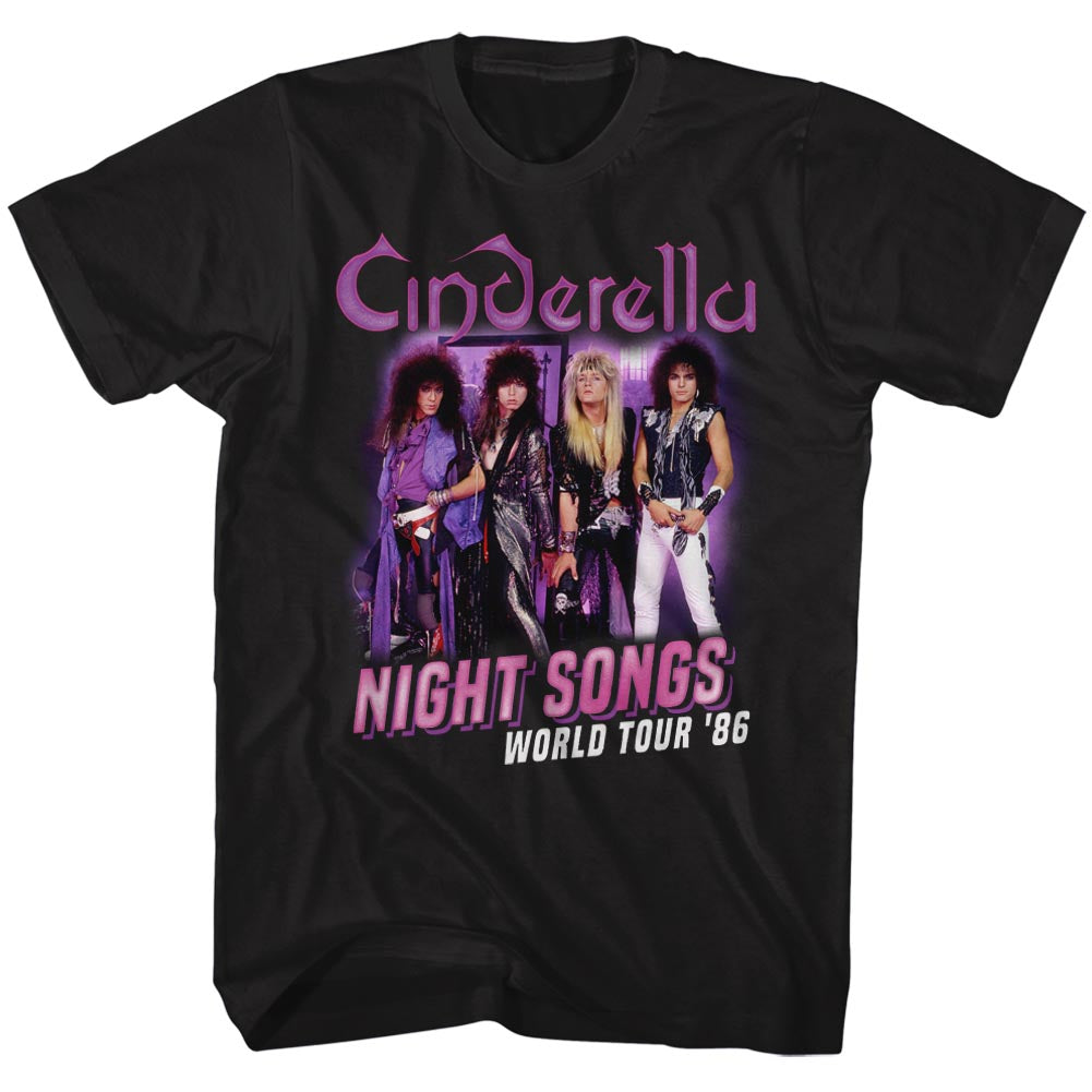 CINDERELLA Eye-Catching T-Shirt, Night Songs Tour 86