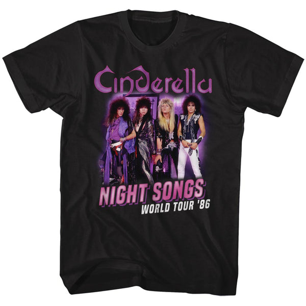 CINDERELLA Eye-Catching T-Shirt, Night Songs Tour 86