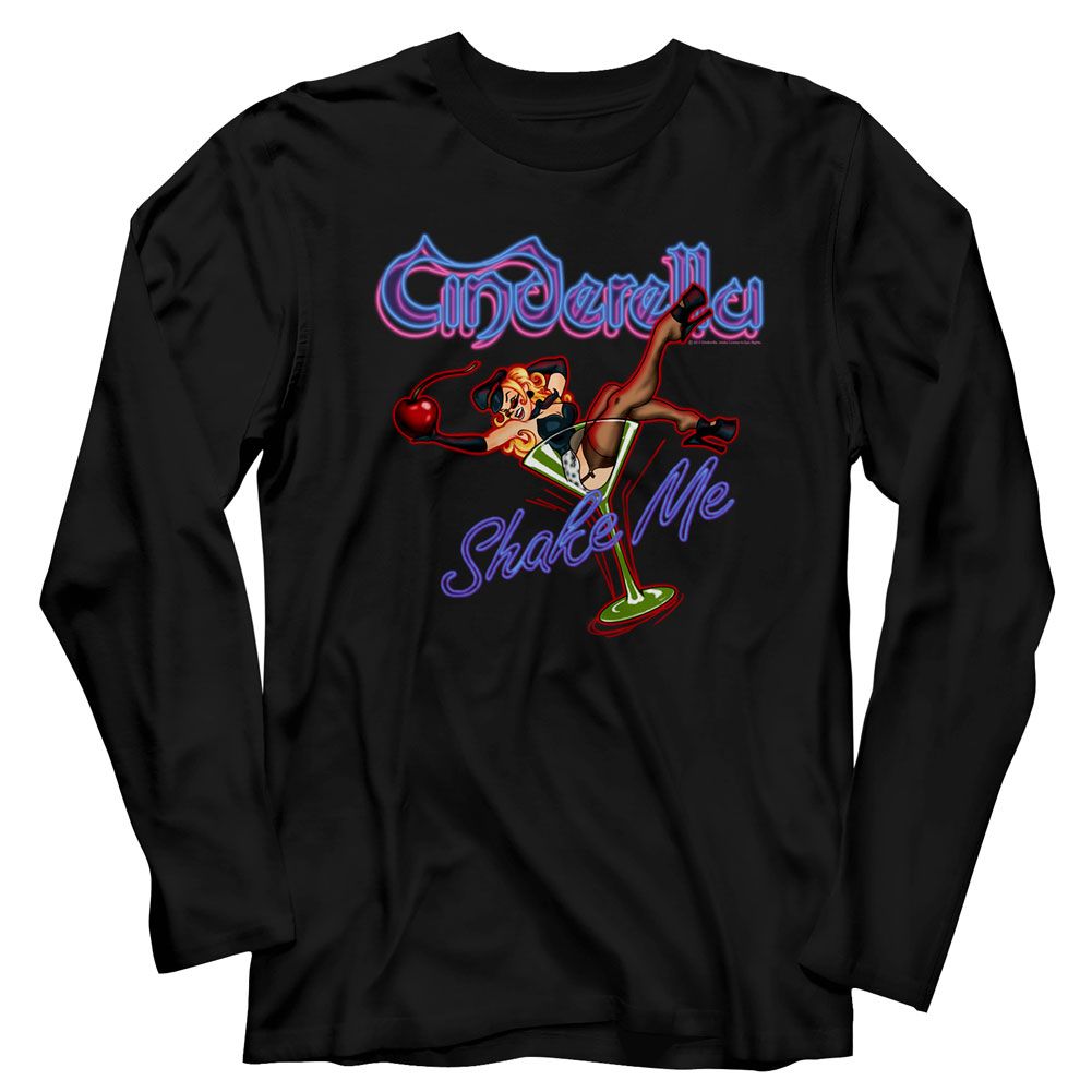 CINDERELLA Eye-Catching Long Sleeve T-Shirt, Shake Me