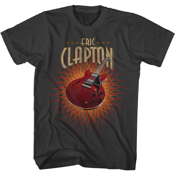 ERIC CLAPTON Eye-Catching T-Shirt, Guitar Flames
