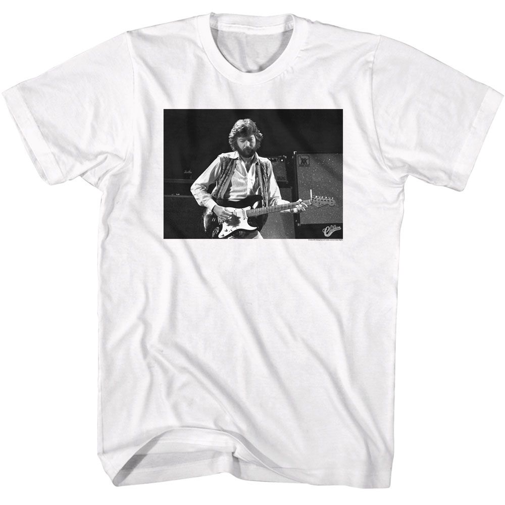 ERIC CLAPTON Eye-Catching T-Shirt, BW Guitar