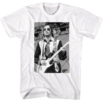 ERIC CLAPTON Eye-Catching T-Shirt, BW Sunglasses