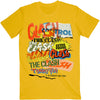 THE CLASH Attractive T-Shirt, Singles Collage Text