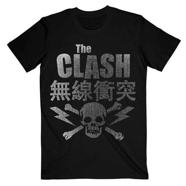THE CLASH Attractive T-Shirt, Skull & Crossbones