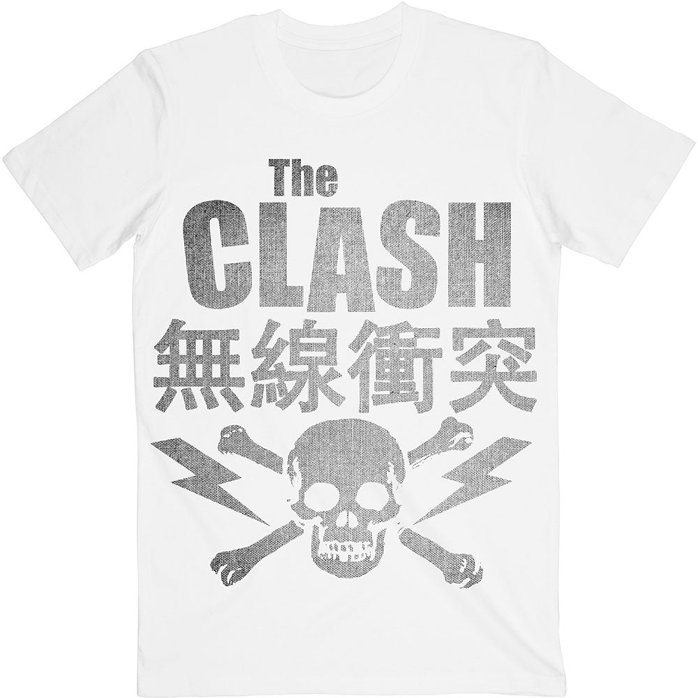 THE CLASH Attractive T-Shirt, Skull &amp; Crossbones