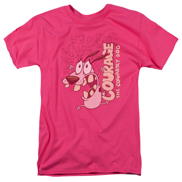 COURAGE THE COWARDLY DOG Cute T-Shirt, Running Scared
