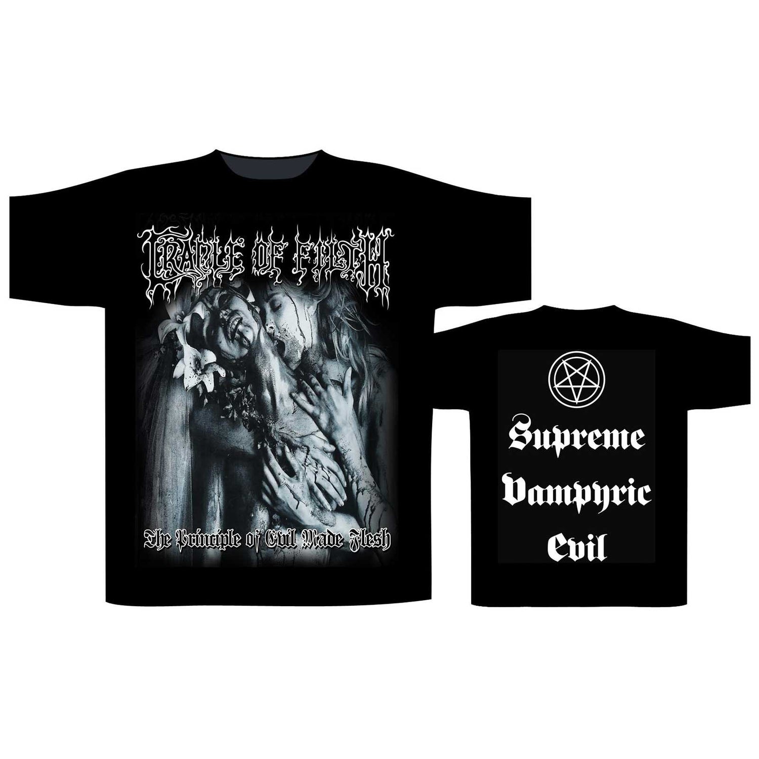 CRADLE OF FILTH Attractive T-Shirt, Supreme Vampiric Evil