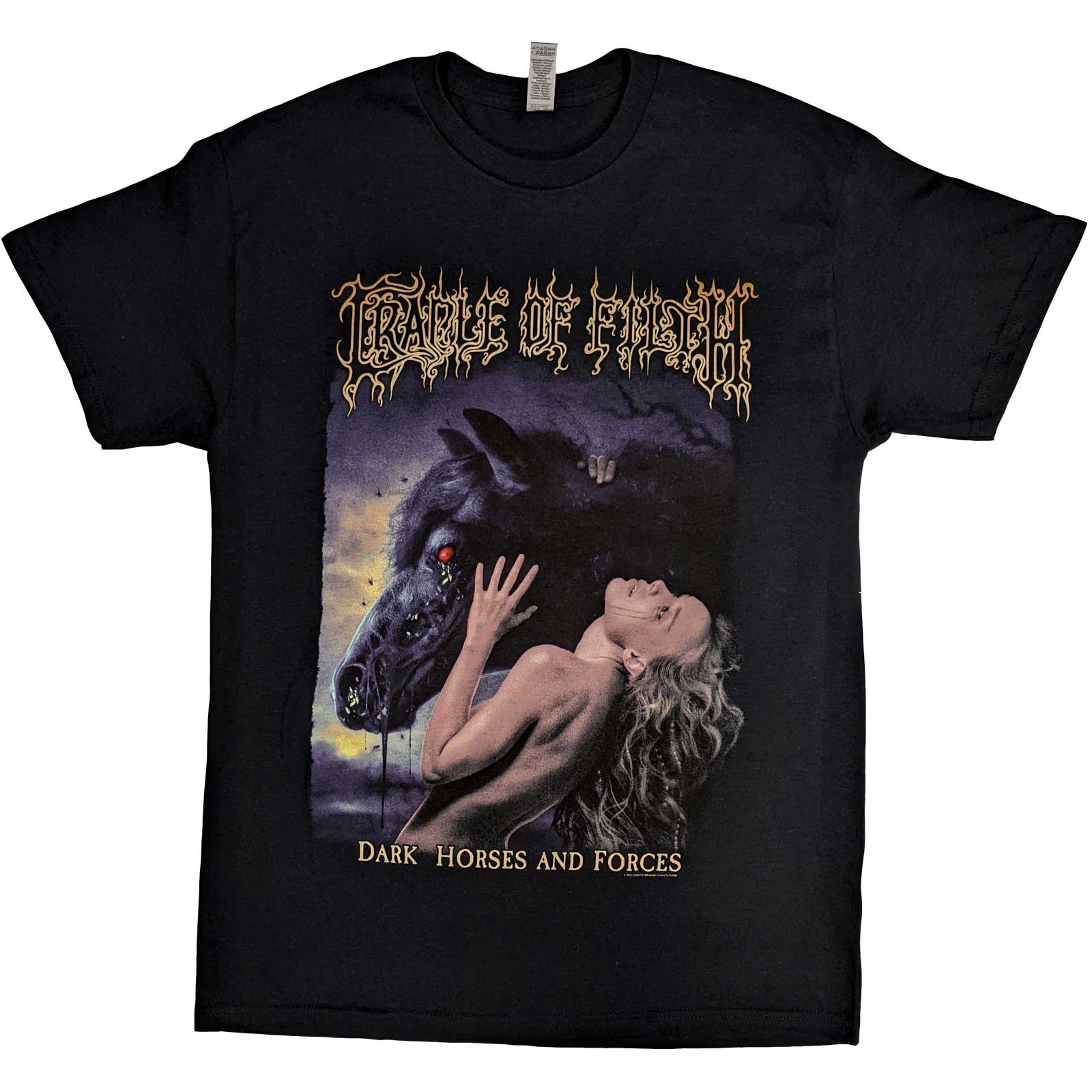 CRADLE OF FILTH Attractive T-shirt, Dark Horses