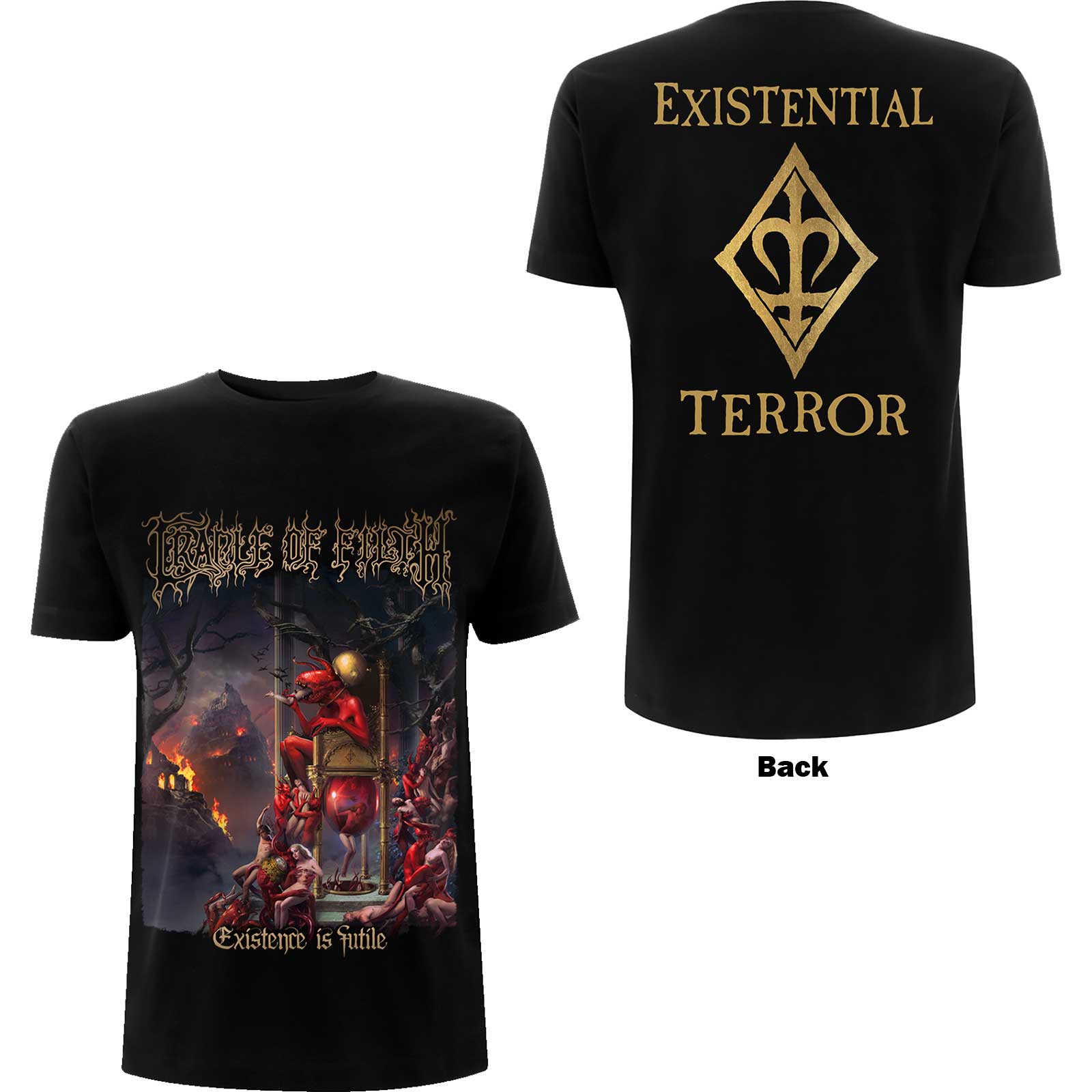 CRADLE OF FILTH Attractive T-Shirt, Existence is Futile