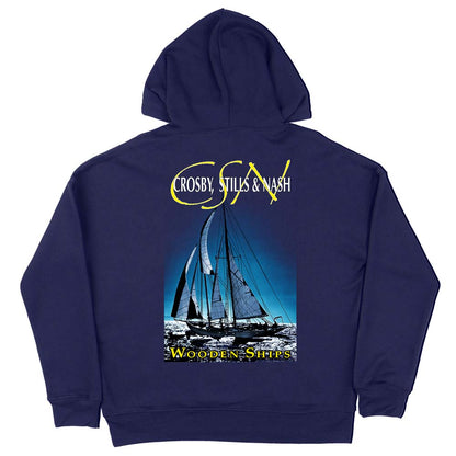 CROSBY, STILLS &amp; NASH Spectacular Hoodie, Wooden Ships