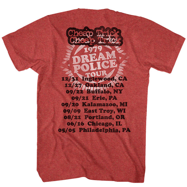 CHEAP TRICK Eye-Catching T-Shirt, Dream Police Tour