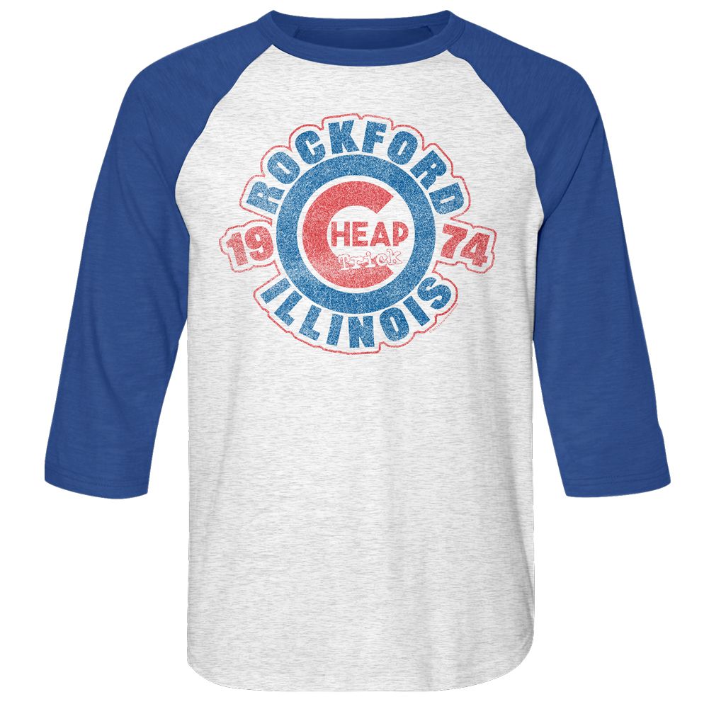 CHEAP TRICK Unisex Raglan, Cheap Trick Rockford IL 74