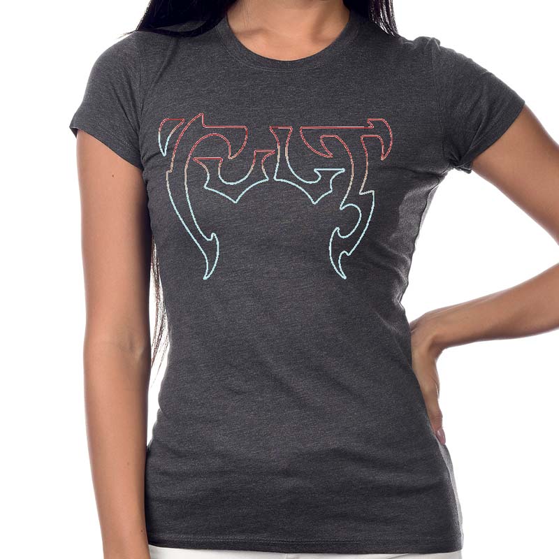 THE CULT Ladies T-Shirt, Gradient Logo