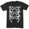 THE CULT Attractive T-Shirt, Repeated Logo