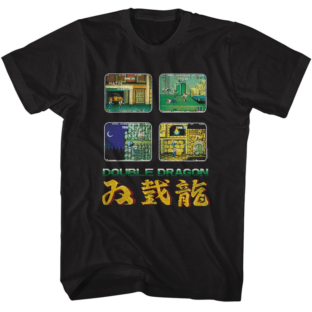 DOUBLE DRAGON T-Shirt, Game Screens