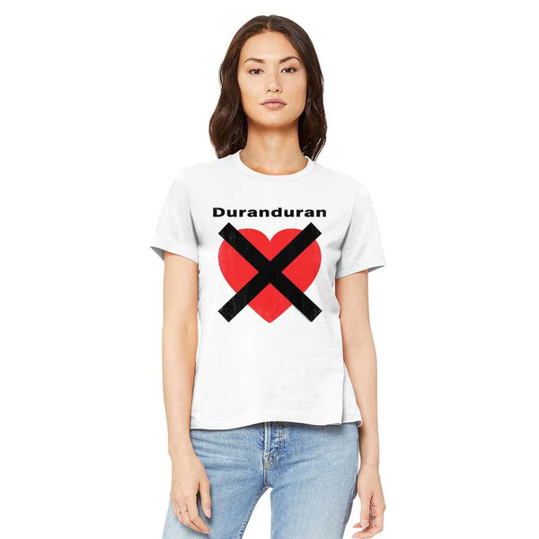 Women Exclusive DURAN DURAN Eye-Catching T-Shirt, HeartX
