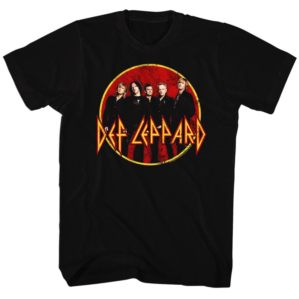 DEF LEPPARD Eye-Catching T-Shirt, Groupshot