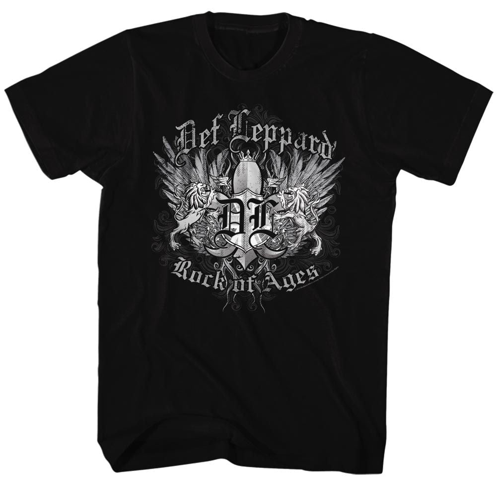 DEF LEPPARD Eye-Catching T-Shirt, Rock of Ages