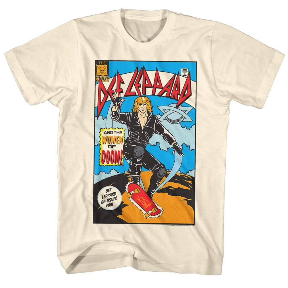 DEF LEPPARD Eye-Catching T-Shirt, Comic