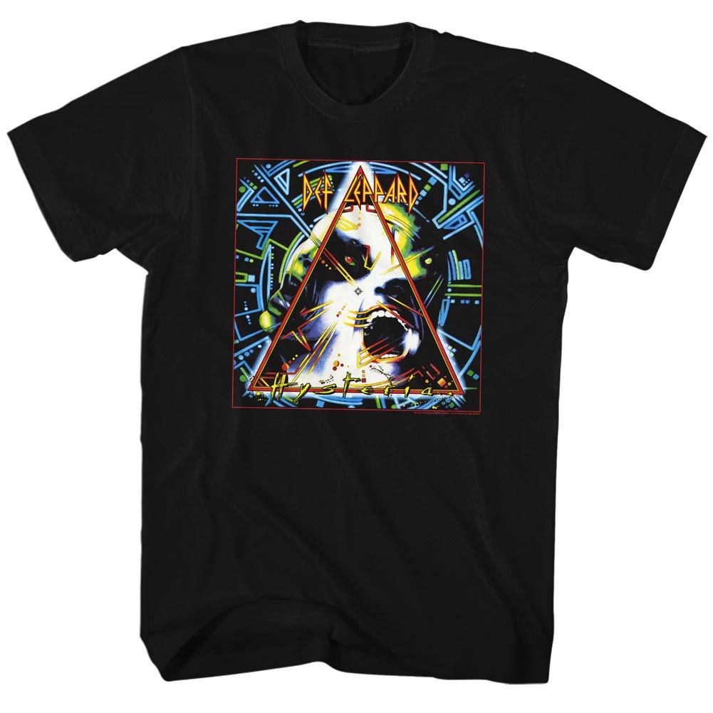 DEF LEPPARD Eye-Catching T-Shirt, Hysteria